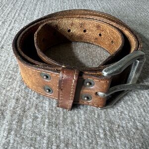 Levi’s Brown Genuine Leather Belt Size 38-40 Sturdy Buckle